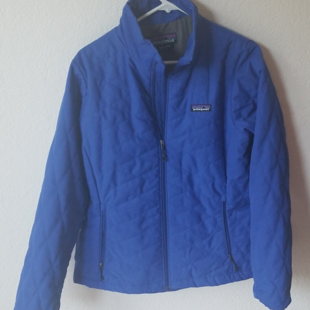 Blue patagonia jacket women